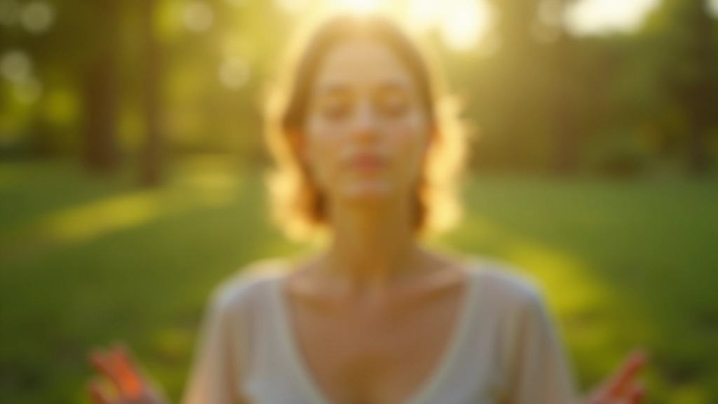 Personne en méditation paisible